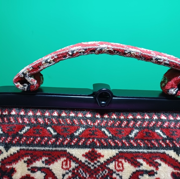 Vintage Classic hand-made British Carpet bag - Picture 6 of 6